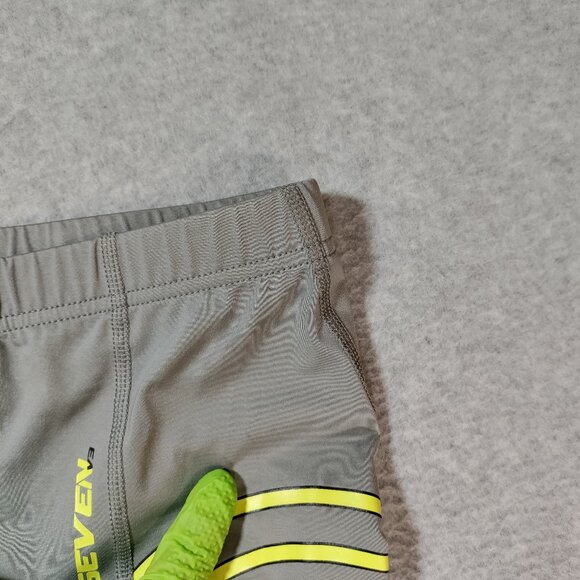 Virus Compression RX7 Full Pant Mens XXL Gray Yellow Performance Vented Running - Picture 8 of 13